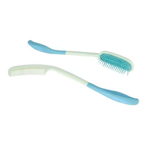 Long Handled Brush and Comb Set