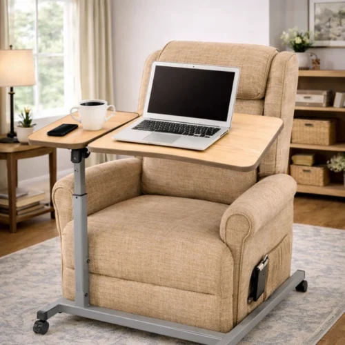 Dual Action Overbed Table